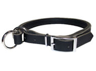 Adjustable Leather Slip Collar & solid NICKEL hardware all dogs