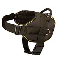 Light Weight Nylon Dog Harness for Pulling and Tracking