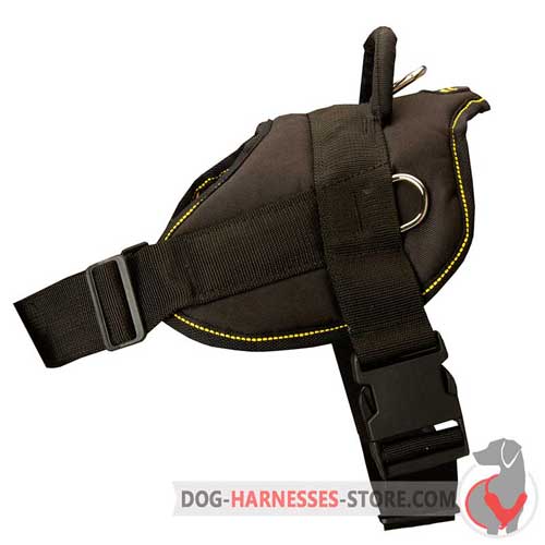 Adjustable nylon dog harness for walking