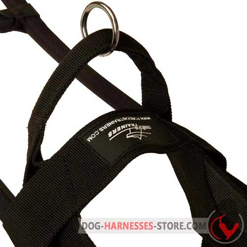 Assistance Nylon Dog Harness with Easy Quick Release Buckle