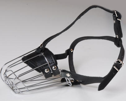 Wire Basket Muzzles for breeds with longer snout like Dobermans