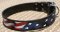 American Flag Dog Collar for Dog - Leather USA Collar