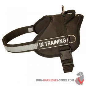 Reflective Nylon Dog Harness For All Breeds With Handle