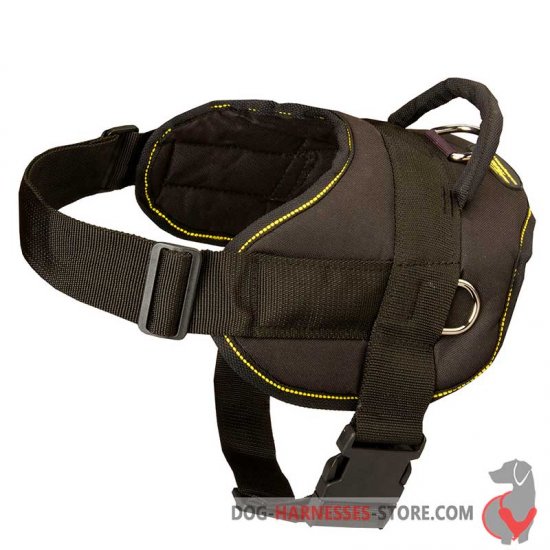 Light Weight Nylon Dog Harness for Pulling and Tracking