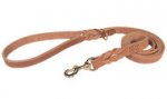 Latigo Leather Braided Handle Classic Waist 6ft Leash all dogs