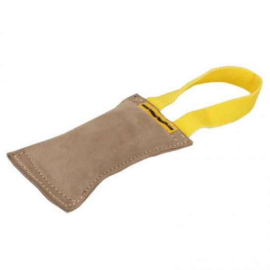 Leather Dog Bite Tug for Puppies and Young Dogs