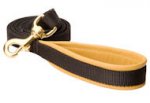 Very comfortable walking dog leash 3/4 inch - all breeds
