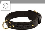 Leather dog collars