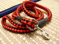 Cord nylon dog leash for large dogs- dog lead for walking