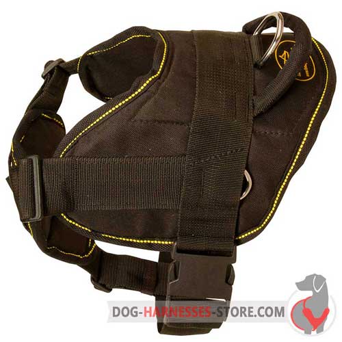 Nylon Dog Harness with Plastic Quick Release Buckle