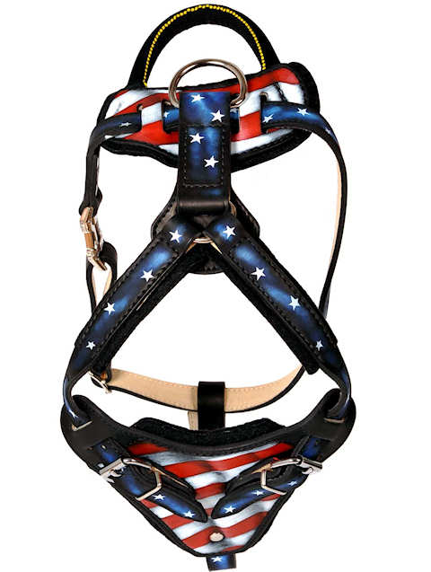 Best Design leather dog harness- hand made leather dog harness