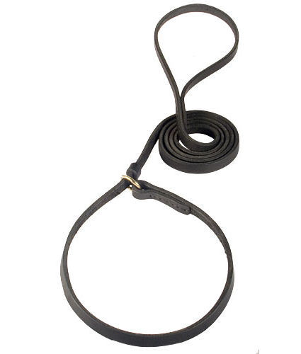 Leather Slip Lead 6 FT on 1/2'' for all dogs