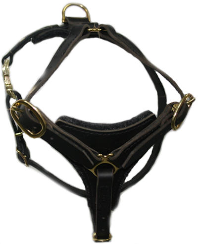 Leather Great Dane Harness For Professional Training