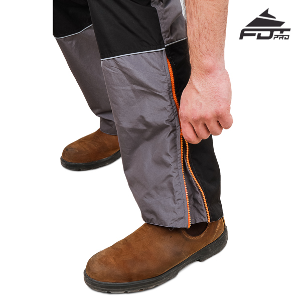 Top Rate Zip fasteners on Professional Pants for Dog Trainers