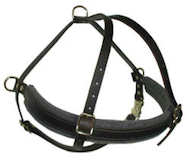 Bloodhound walking Leather Dog Harness-harness for bloodhound